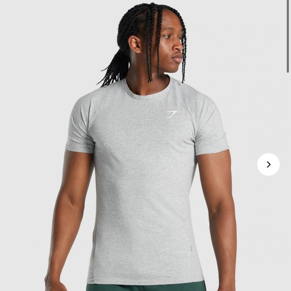 Gymshark Critical 2.0 T-Shirt - Light Grey Marl - Picture 1 of 5